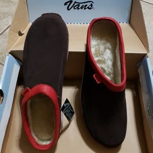 VANS Women's Street Clogs sz 9 Brown Suede